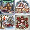 Christmas Diamond Art Kits for Adults(MZ0802)5 x 5 x 0.5 inches